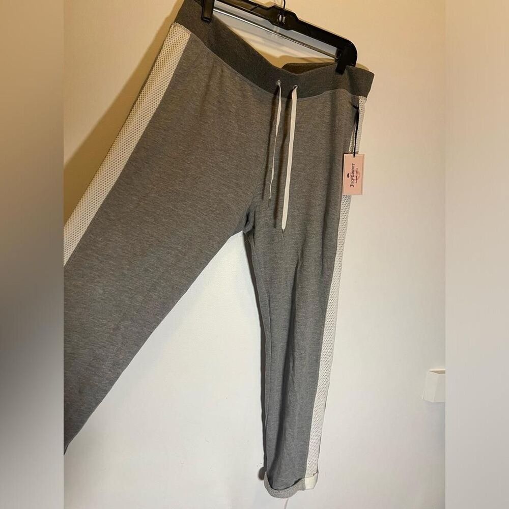 Juicy-couture Women's Grey and White Joggers-tracksuits